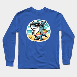 Shark Surfer Long Sleeve T-Shirt